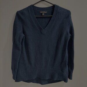 Banana Republic Navy Cotton Blend Oversized Sweater, XS